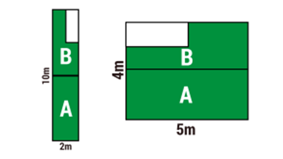 MEDIR CESPED RECTANGULAR