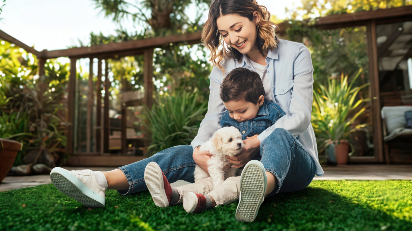cesped artificial economico familias